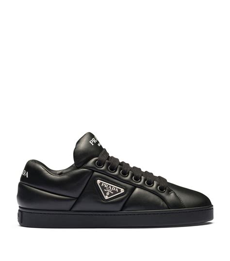 celeb prada sneakers|Prada black sneakers nappa.